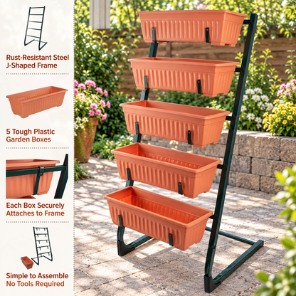5-Tier Vertical Raised Garden Planter
