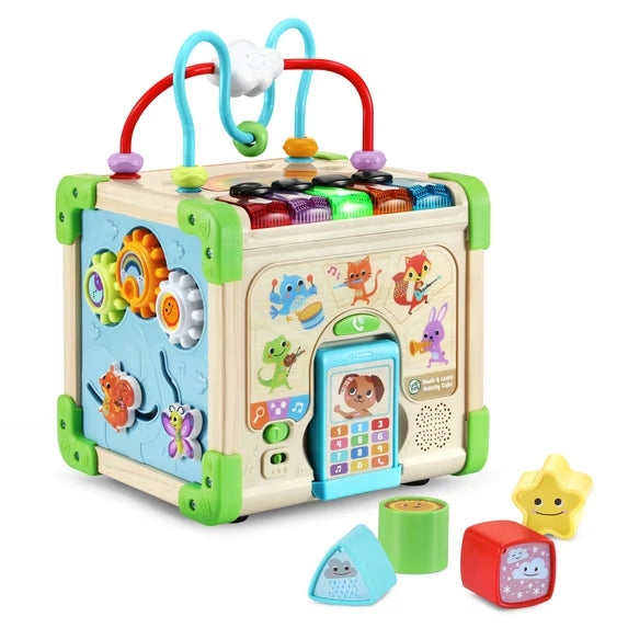 Touch & Learn Wooden Activity Cube